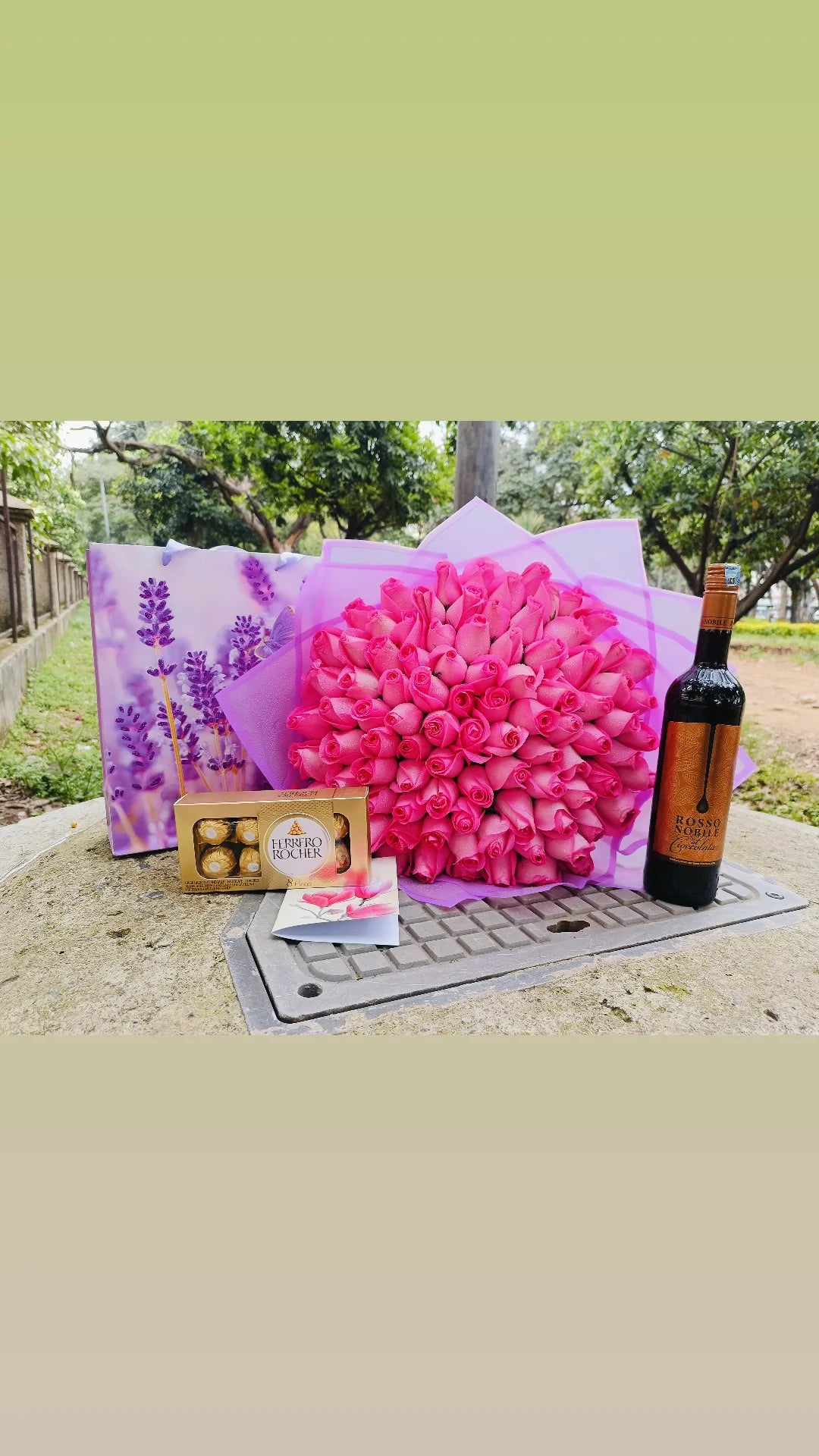 100 stems Pink perfection