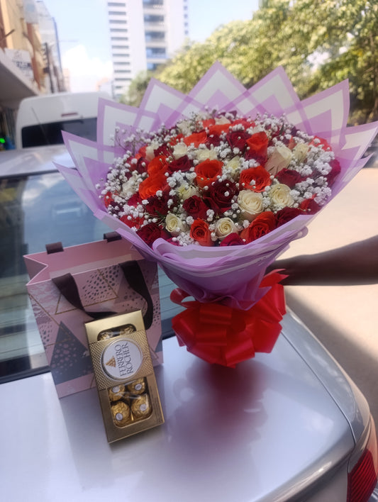 Lilac wrapping, Royal colour